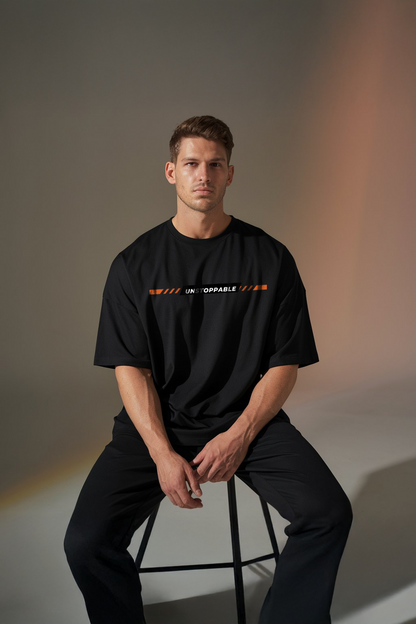 Unstoppable Oversized Drop Shoulder T-Shirt – 280 GSM French Terry