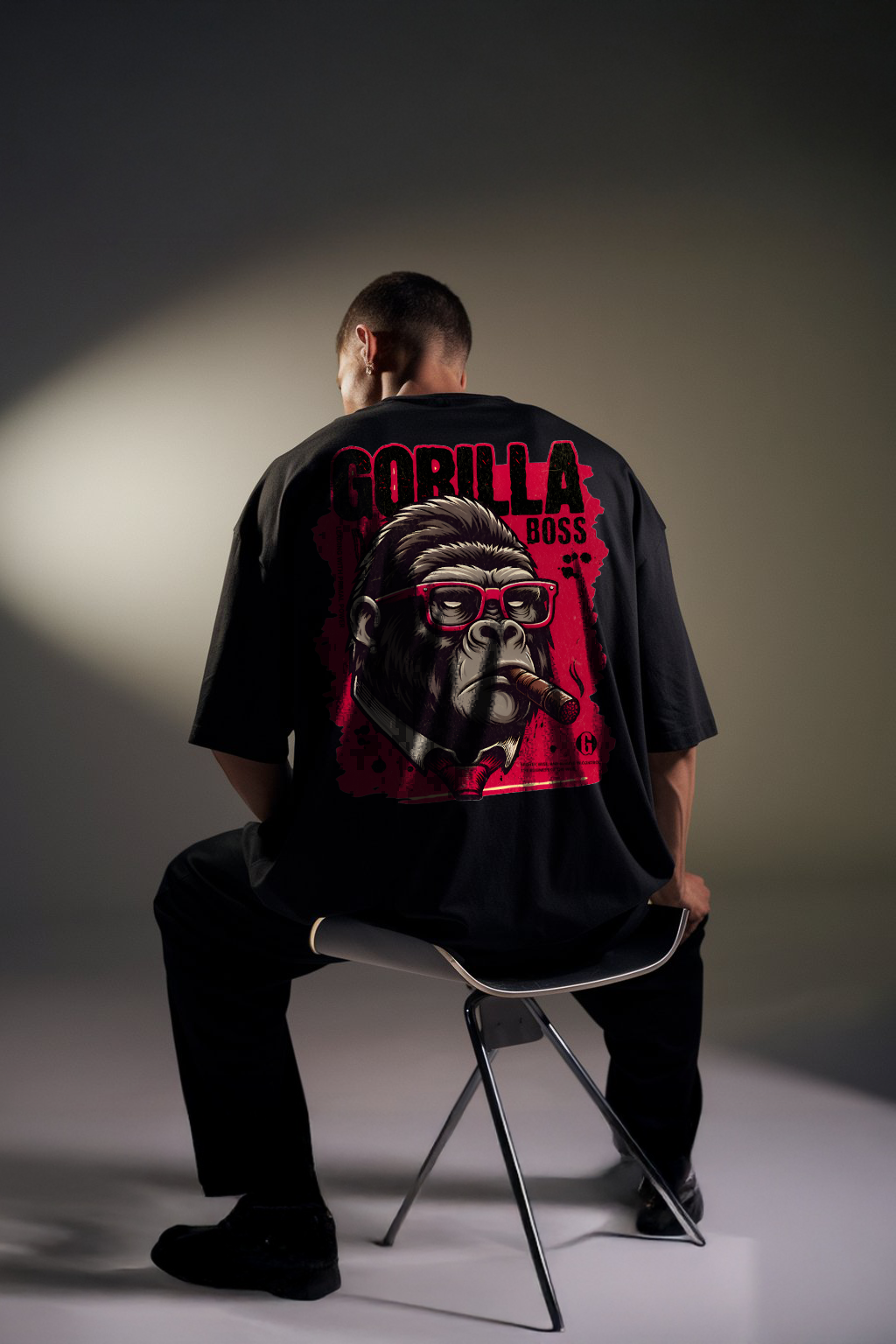 Gorilla Boss Oversized Graphic T-Shirt